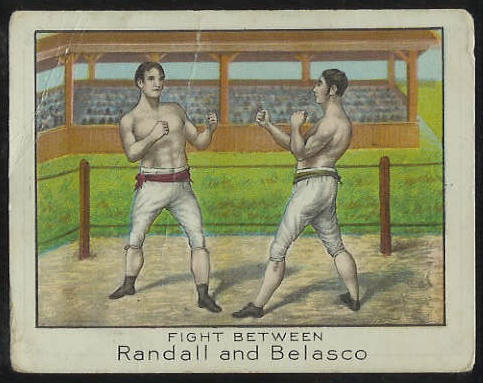  1910-1911 Mecca T-220 Cigarettes BOXING - Jack Randall & Aby Belasco Baseball cards
