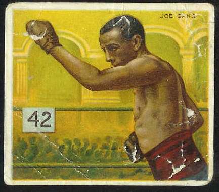  1910 T218 Mecca BOXING - Joe Gans Baseball cards value