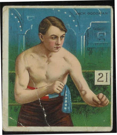  1910 T218 Mecca BOXING - Jack Goodman Baseball cards