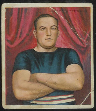  1910 T218 Mecca BOXING - James Jeffries Baseball cards