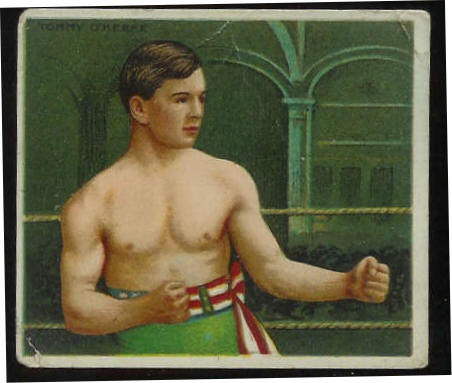  1910 T218 Mecca BOXING - Tommy O'Keefe Baseball cards