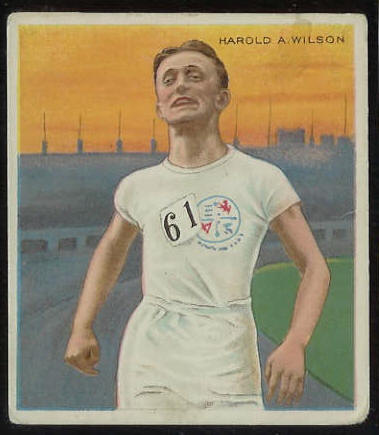  1910 T218 Mecca TRACK - Harold Wilson Baseball cards value