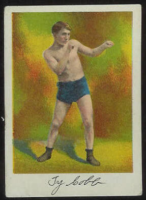  1910 Khedival Co. Oxfords and Turkish Whiffs BOXING - Young Ty Cobb Baseball cards