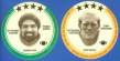 1976 Buckmans FB Discs #lot Terry Bradshaw & Franco Harris (Steelers)