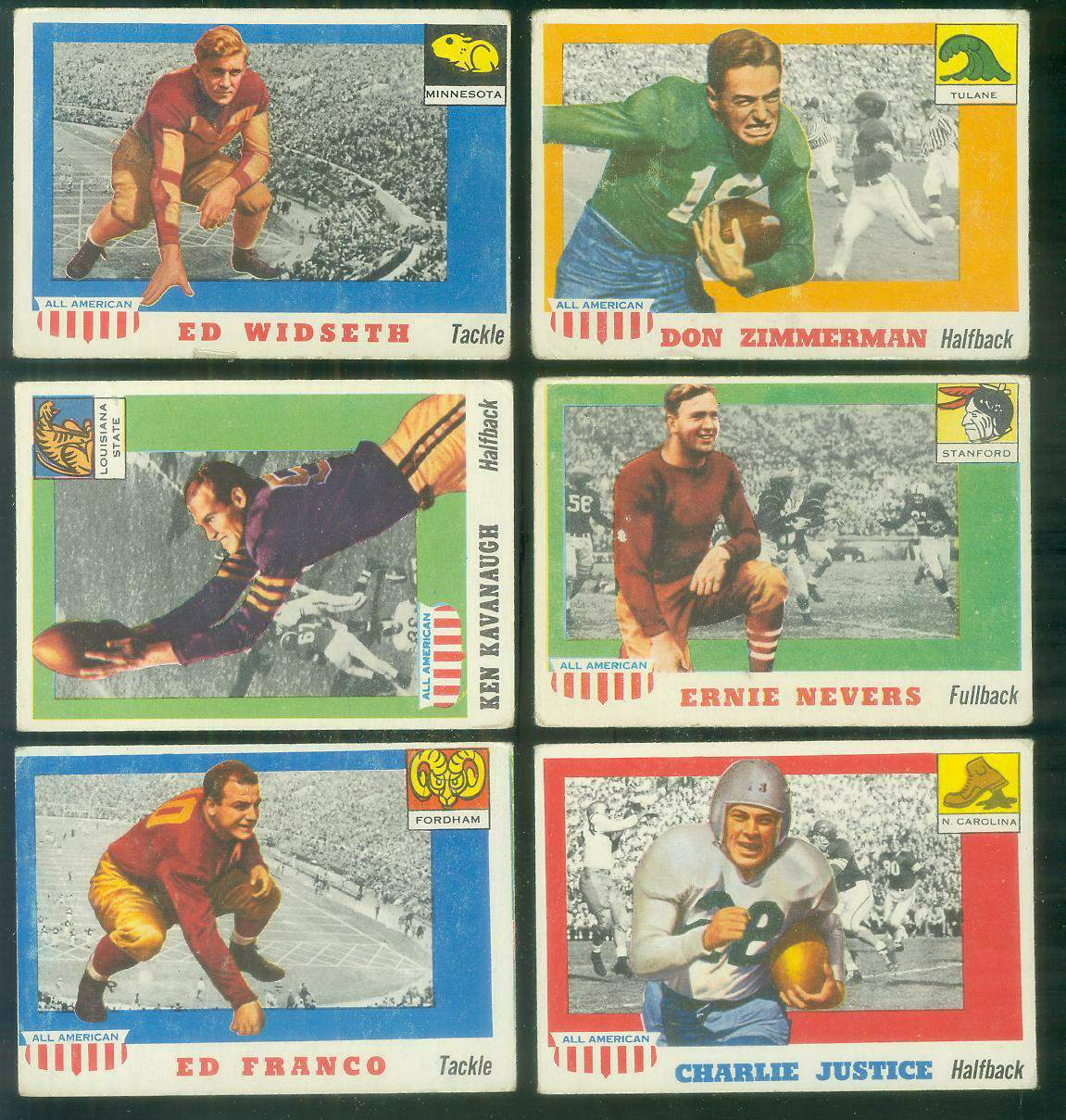 1955 Topps ALL-AMERICAN FB # 56 Ernie Nevers ROOKIE (Stanford) Football cards value