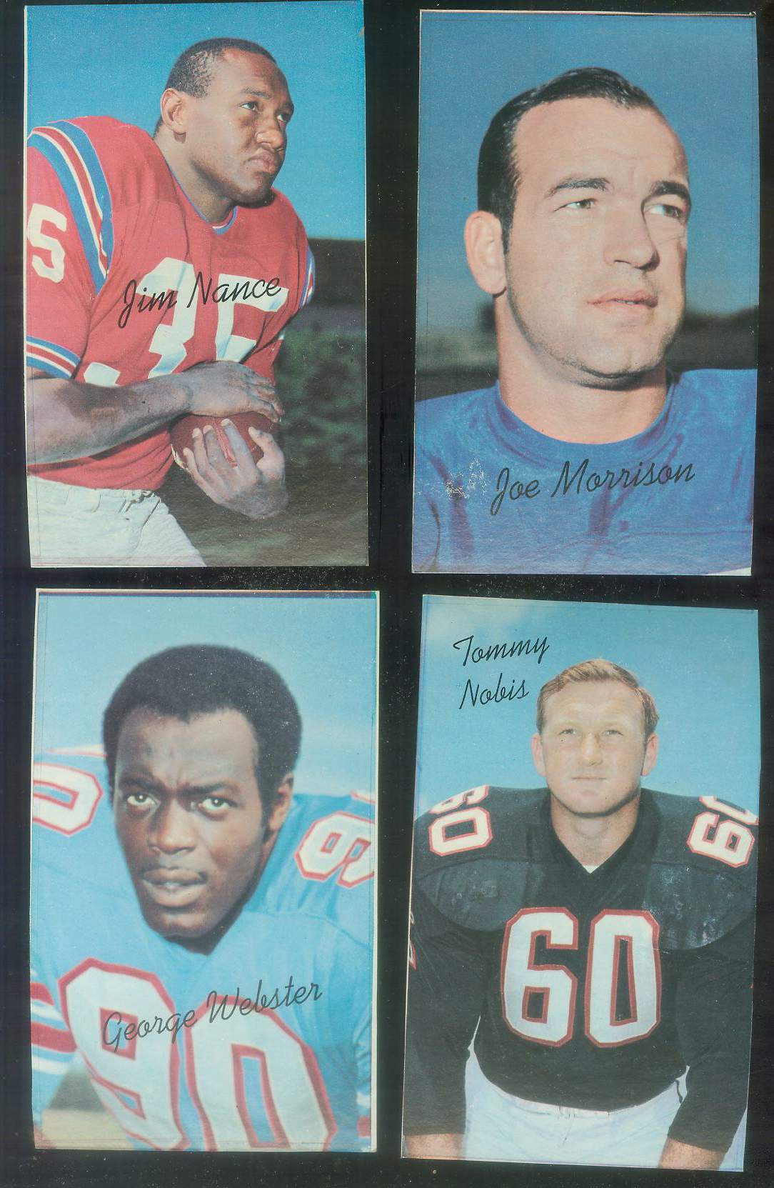 1970 Topps Supers PROOF FB #34 George Webster SHORT PRINT (Oilers) Football cards value