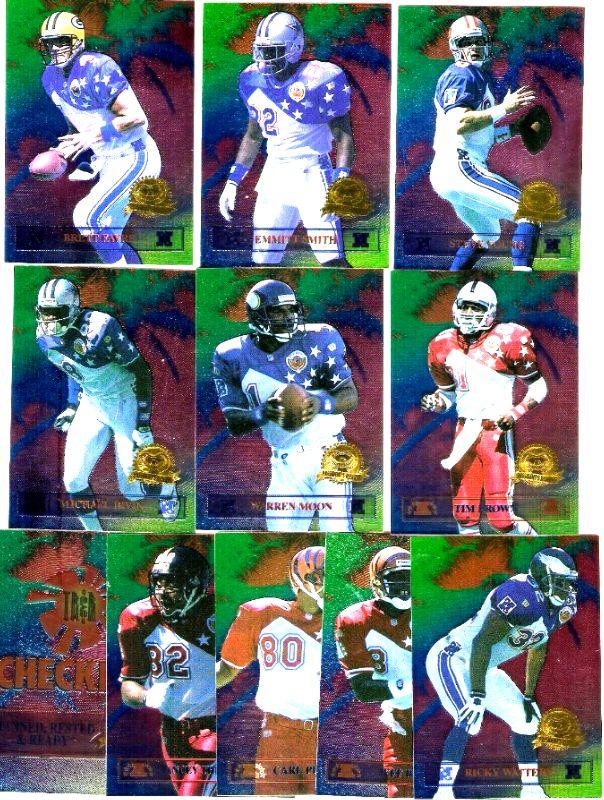 1996 President's Reserve - TANNED,RESTED & READY - Starter Set/Lot (19/27) Football cards value