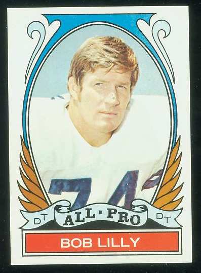 1972 Topps FB #280 Bob Lilly VERY SCARCE SHORT PRINT (Cowboys) Football cards value
