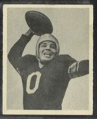 1948 Bowman FB # 86 John 'Johnny Zero' Clement (Steelers) Football cards value