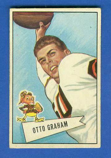 1952 Bowman Small FB #  2 Otto Graham (Browns) Football cards value