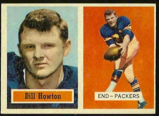 1957 Topps FB #.33 Billy Howton (Packers) Football cards value