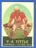 1958 Topps FB #.86 Y.A. Tittle [#b] (49ers Hall-of-Famer)