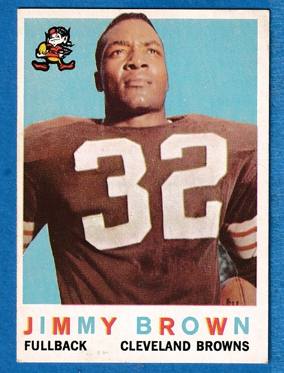 1959 Topps FB # 10 Jim Brown [#j] (Browns) Football cards value
