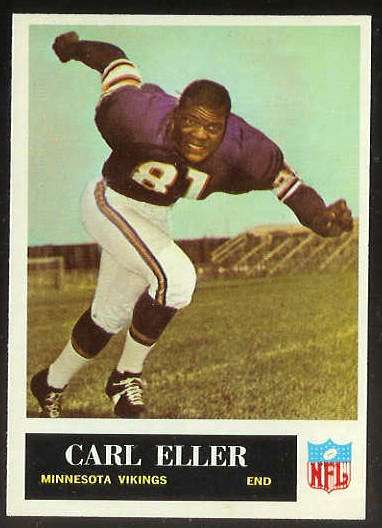1965 Philadelphia FB #105 Carl Eller ROOKIE [#a] (Vikings) Football cards value