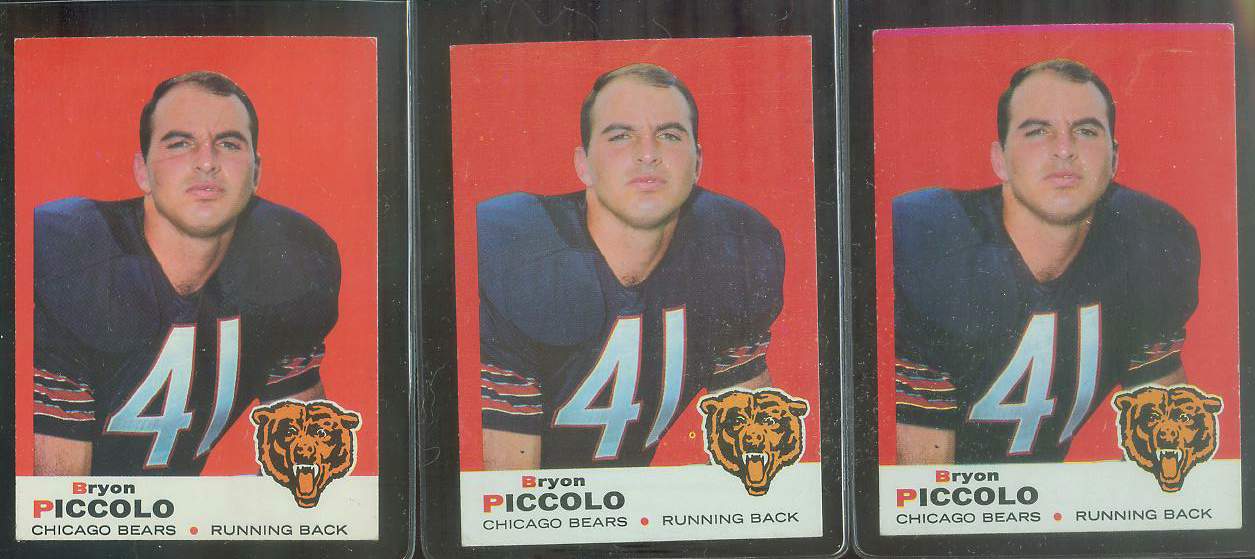 1969 Topps FB #.26 Brian Piccolo ROOKIE [#b] (Bears) Football cards value