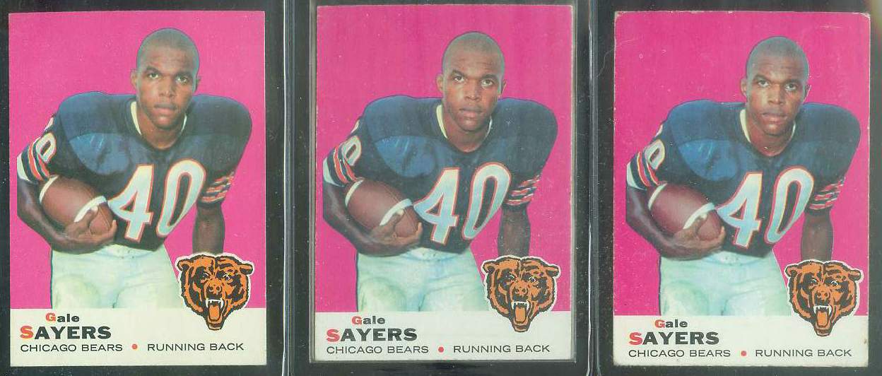 1969 Topps FB #.51 Gale Sayers [#a] (Bears) Football cards value