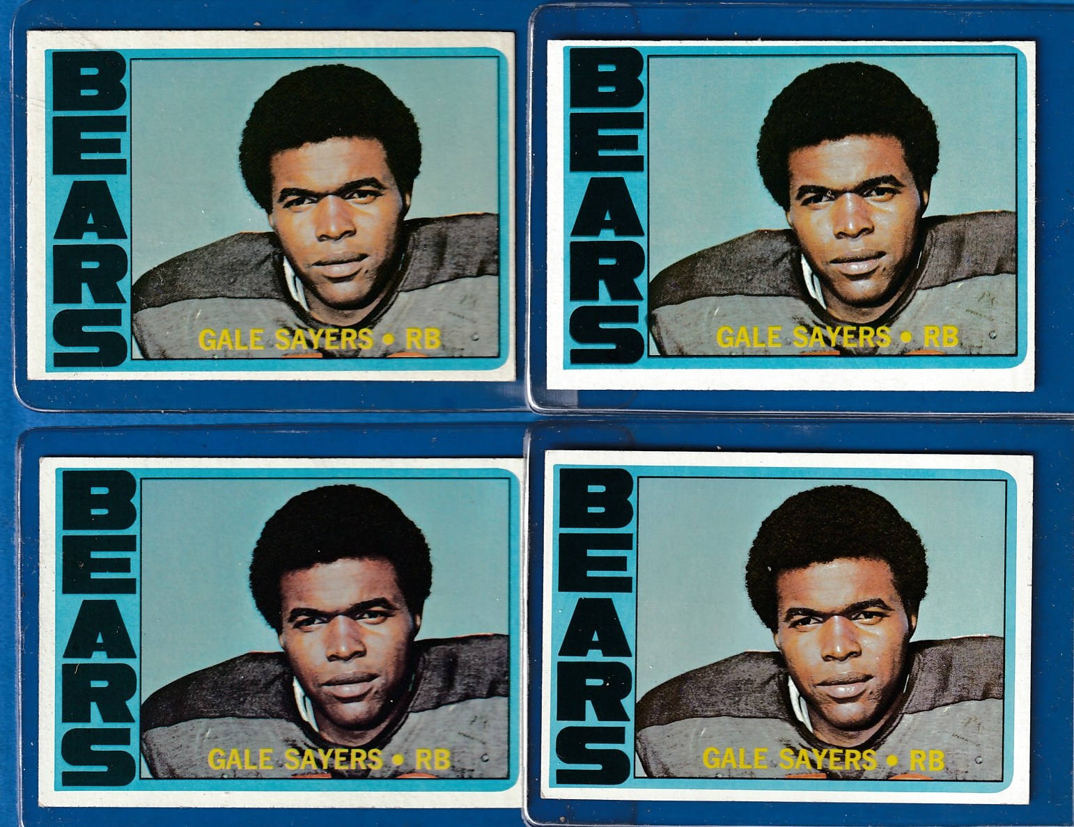 1972 Topps FB #110 Gale Sayers [#a] (Bears) Football cards value