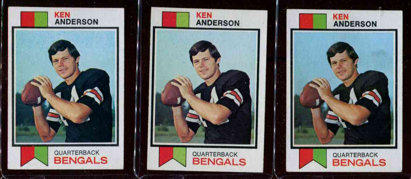 1973 Topps FB # 34 Ken Anderson ROOKIE [#] (Bengals) Football cards value
