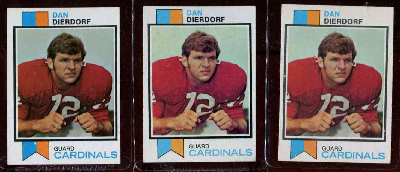 1973 Topps FB #322 Dan Dierdorf ROOKIE [#] (Cardinals) Football cards value