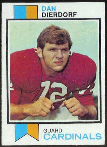 1973 Topps FB #322 Dan Dierdorf ROOKIE [#a] Football cards value
