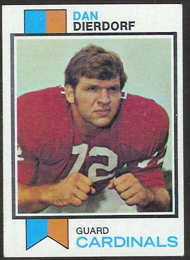 1973 Topps FB #322 Dan Dierdorf ROOKIE [#c] Football cards value
