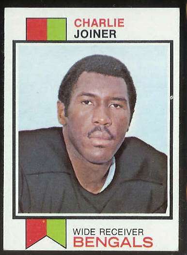 1973 Topps FB #467 Charlie Joiner (Bengals) Football cards value