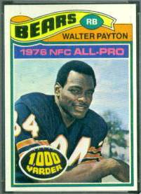 1977 Topps FB #360 Walter Payton (2nd year card) Football cards value