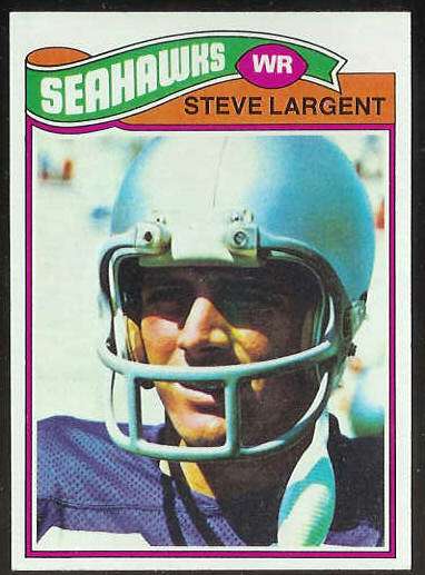 1977 Topps FB #177 Steve Largent ROOKIE (Seahawks) Football cards value