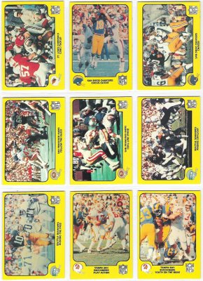 1978 Fleer Team Action FB #47 San Diego Chargers Football cards