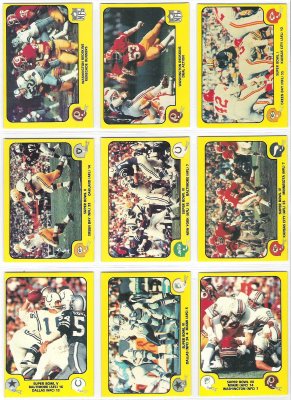 1978 Fleer Team Action FB #61 Super Bowl V Football cards value