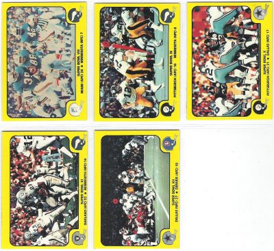 1978 Fleer Team Action FB #64 Super Bowl VIII Football cards value