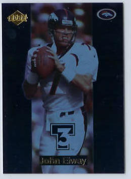 John Elway - 1998 Edge Triple Threat #6 (Broncos) Football cards