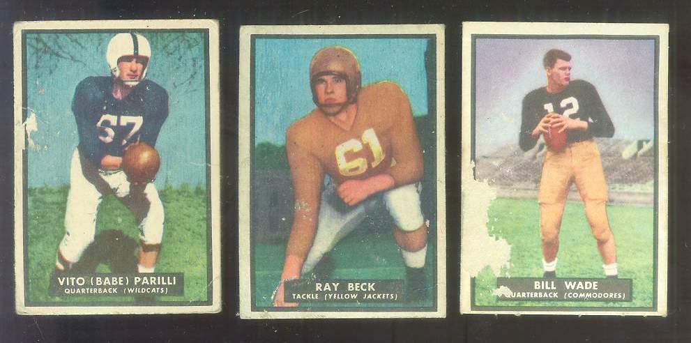 1951 Topps Magic FB  - Lot of (3) [#sc] Football cards value