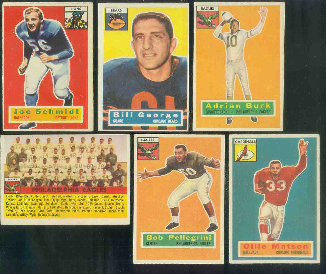 1956 Topps FB #.40 Philadelphia Eagles [#c] Football cards value