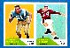  1960 Fleer Football - #  2/122 2-Card PANEL - Corky Tharp/Jim Matheny
