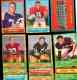 1963 Topps FB  - Lot of (25) diff. w/Bob Lilly ROOKIE SHORT PRINT ($150)
