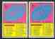 1967 Topps FB #.59 + #132 - BOTH SCARCE CHECKLISTS !!!