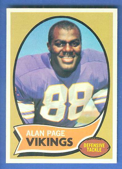 1970 Topps FB #.59 Alan Page ROOKIE [#a] Football cards value