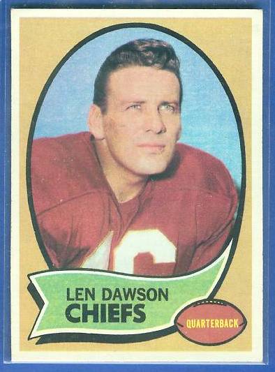 1970 Topps FB #..1 Len Dawson (Chiefs) Football cards value