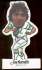  Joe Namath - 1972 Vinyl Sticker FB ** REVERSED NEGATIVE ***