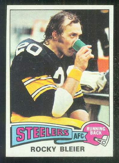 1975 Topps FB # 39 Rocky Bleier ROOKIE [#b] Football cards value