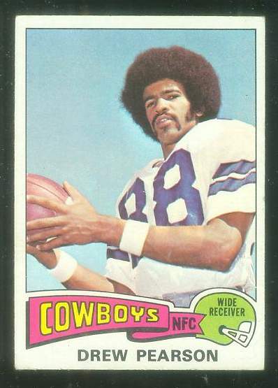 1975 Topps FB #.65 Drew Pearson ROOKIE [#b] Football cards value