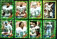  DOLPHINS - 1986 Topps FB - Complete Team set (16)