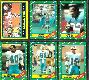  OILERS - 1986 Topps FB - Complete Team set (11)