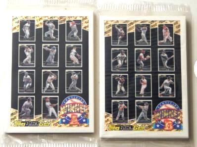1993 Topps FB - BLACK GOLD - Complete 22-card Insert Set + WINNERs A & B Baseball cards value