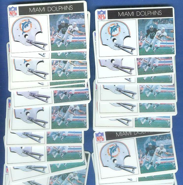 1976 Popsicle - Miami DOLPHINS (Bob Griese) WHOLESALE Lot of (100) Baseball cards value