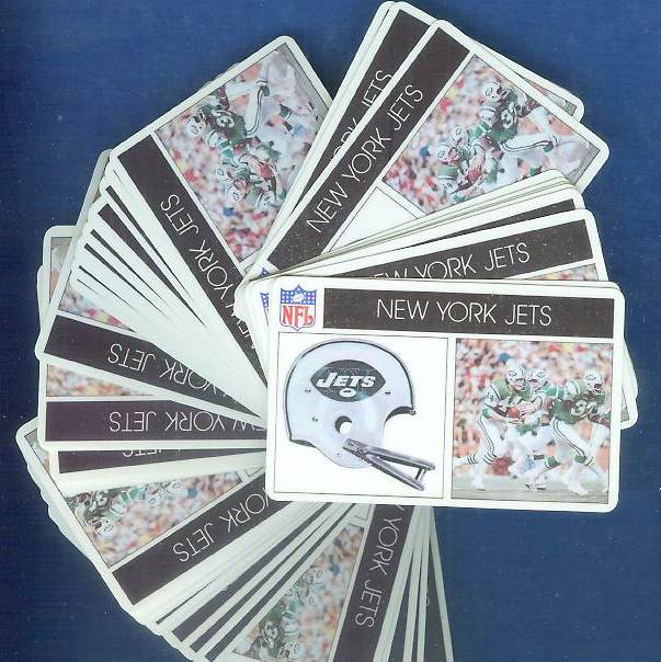 1976 Popsicle - NY JETS ( Joe Namath & John Riggins) - Lot of (10) Football cards value