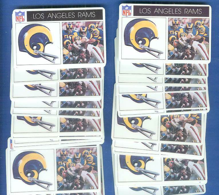 1976 Popsicle - Los Angeles RAMS WHOLESALE Lot of (100) Baseball cards value