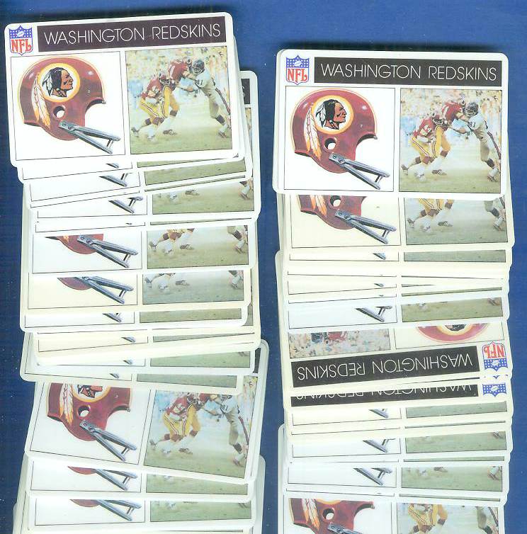 1976 Popsicle - Washington REDSKINS (John Riggins) WHOLESALE Lot of (100) Baseball cards value