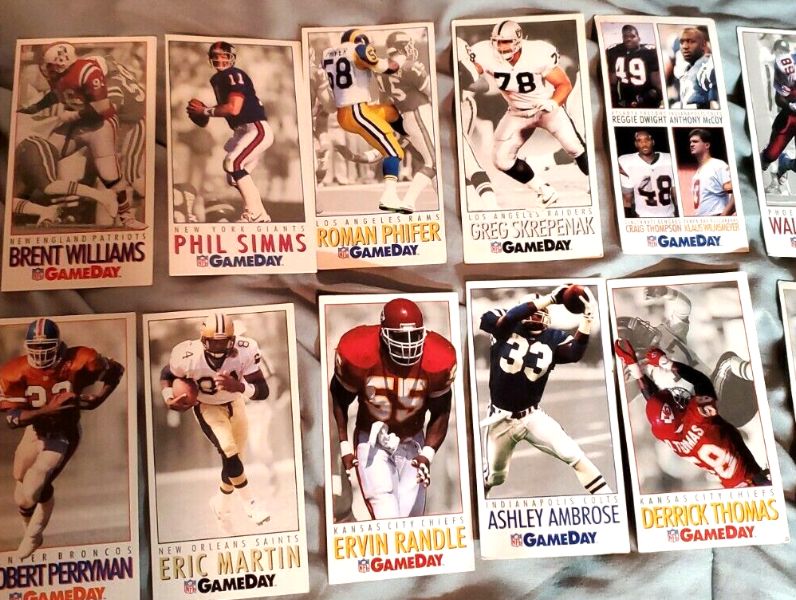 1992/1993 McDonalds Game Day - HUGE Lot - (430) assorted Football cards value